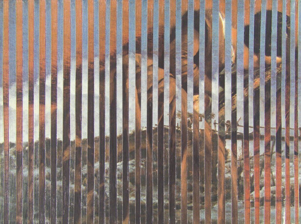 Collage auf Ansichtskarte von Carsten Schneider. Katalognummer 293-b