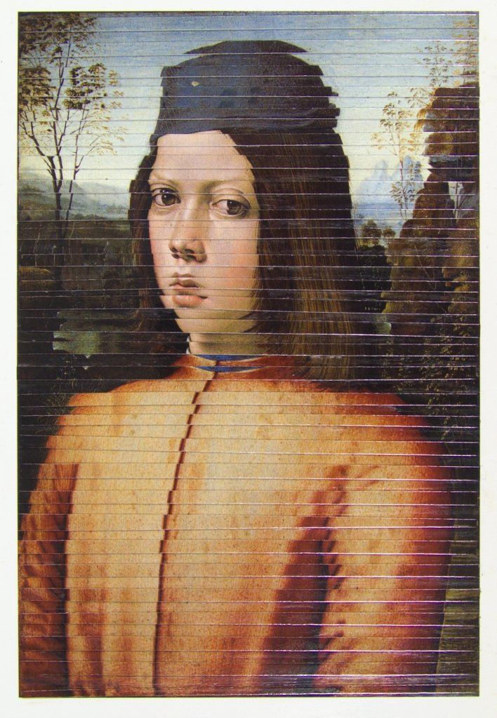 Collage auf Ansichtskarte. Von Carsten Schneider. Nr. 296