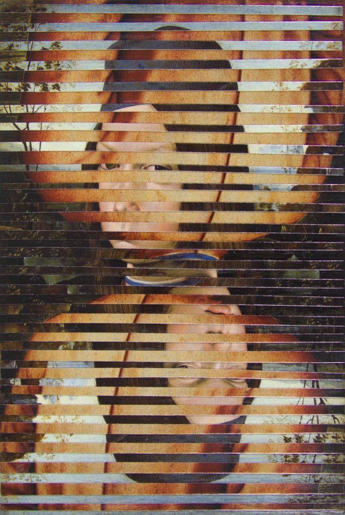 Collage auf Ansichtskarte. Von Carsten Schneider. Nr. 297