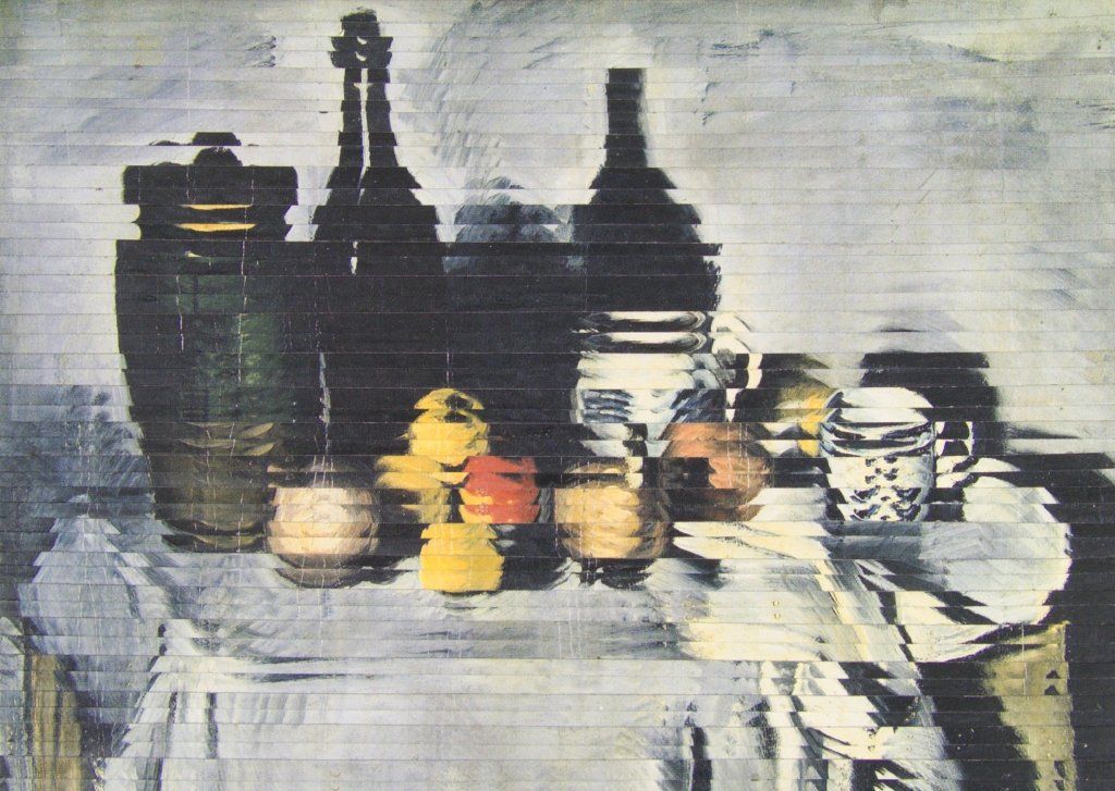 Collage auf Ansichtskarte von Carsten Schneider. Katalognummer 303