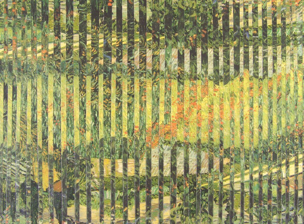 Collage auf Ansichtskarte von Carsten Schneider. Katalognummer 310