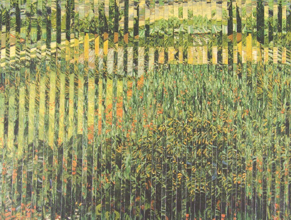 Collage auf Ansichtskarte von Carsten Schneider. Katalognummer 311