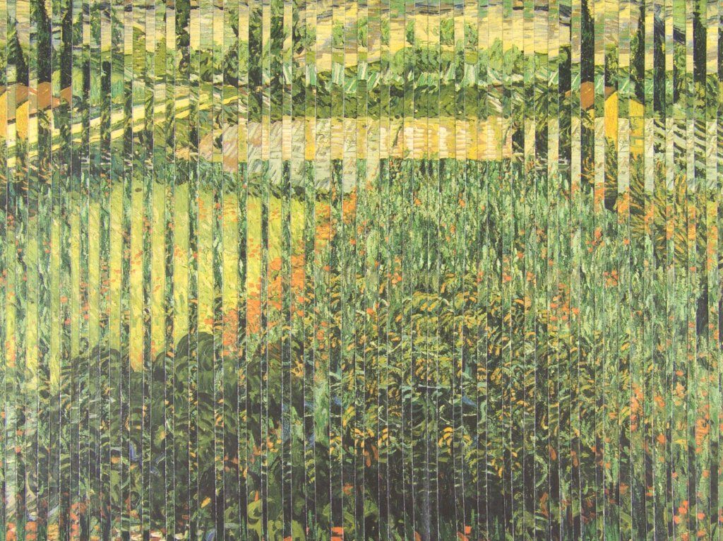 Collage auf Ansichtskarte von Carsten Schneider. Katalognummer 312