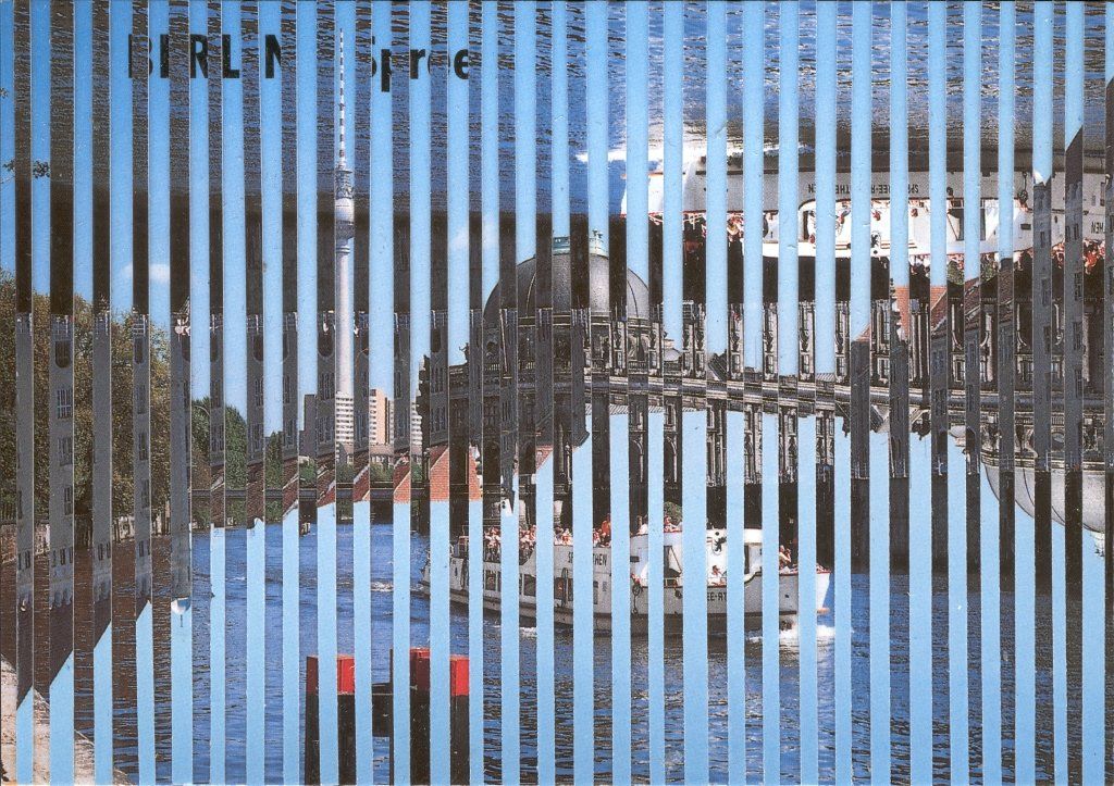 Collage auf Ansichtskarte von Carsten Schneider. Katalognummer 332