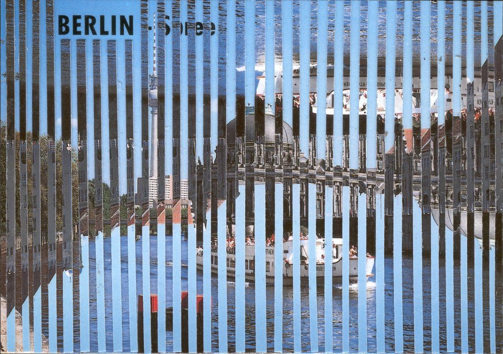 Collage auf Ansichtskarte von Carsten Schneider. Katalognummer 333