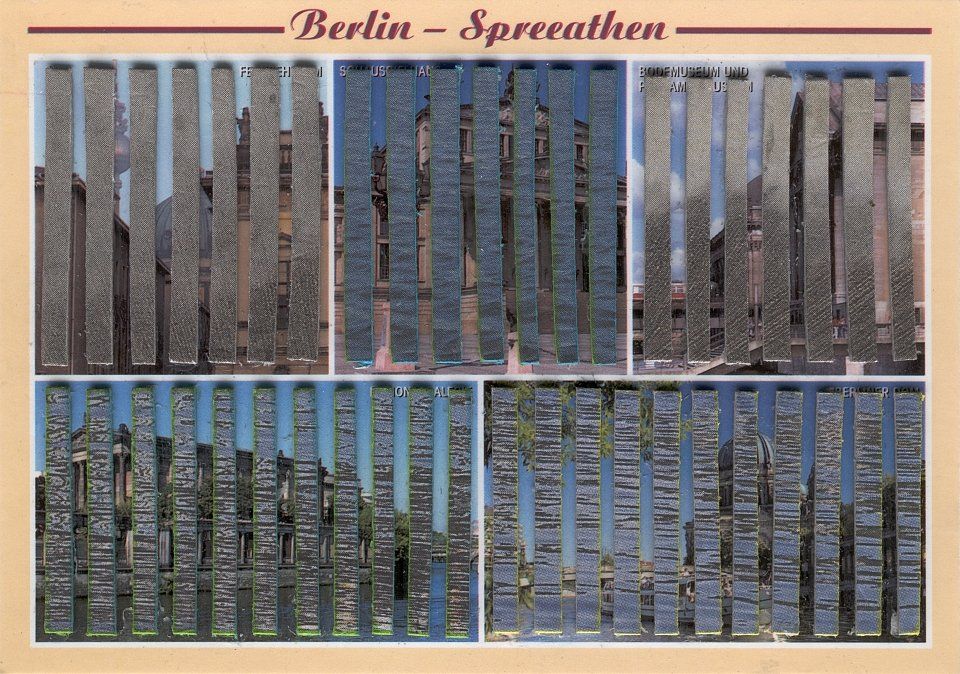 Postkarten Collage von Carsten Schneider.
