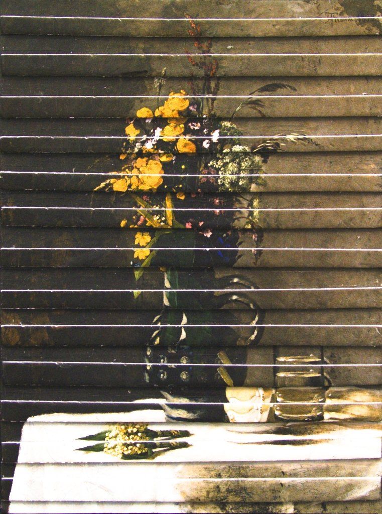 Collage auf Ansichtskarte. Von Carsten Schneider. Nr. 355