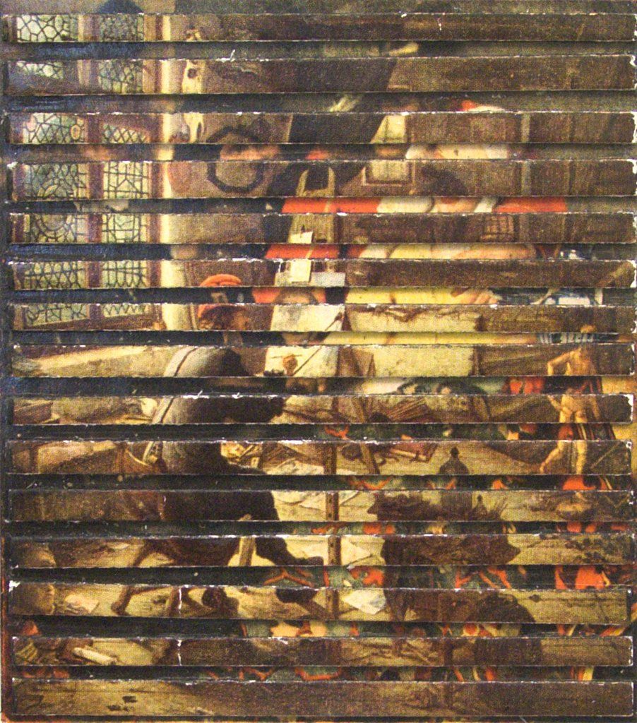 Collage auf Ansichtskarte. Von Carsten Schneider. Nr. 357