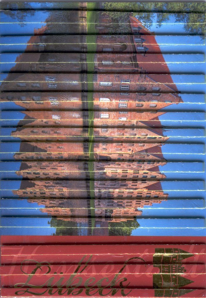 Collage auf Ansichtskarte. Von Carsten Schneider. Nr. 377