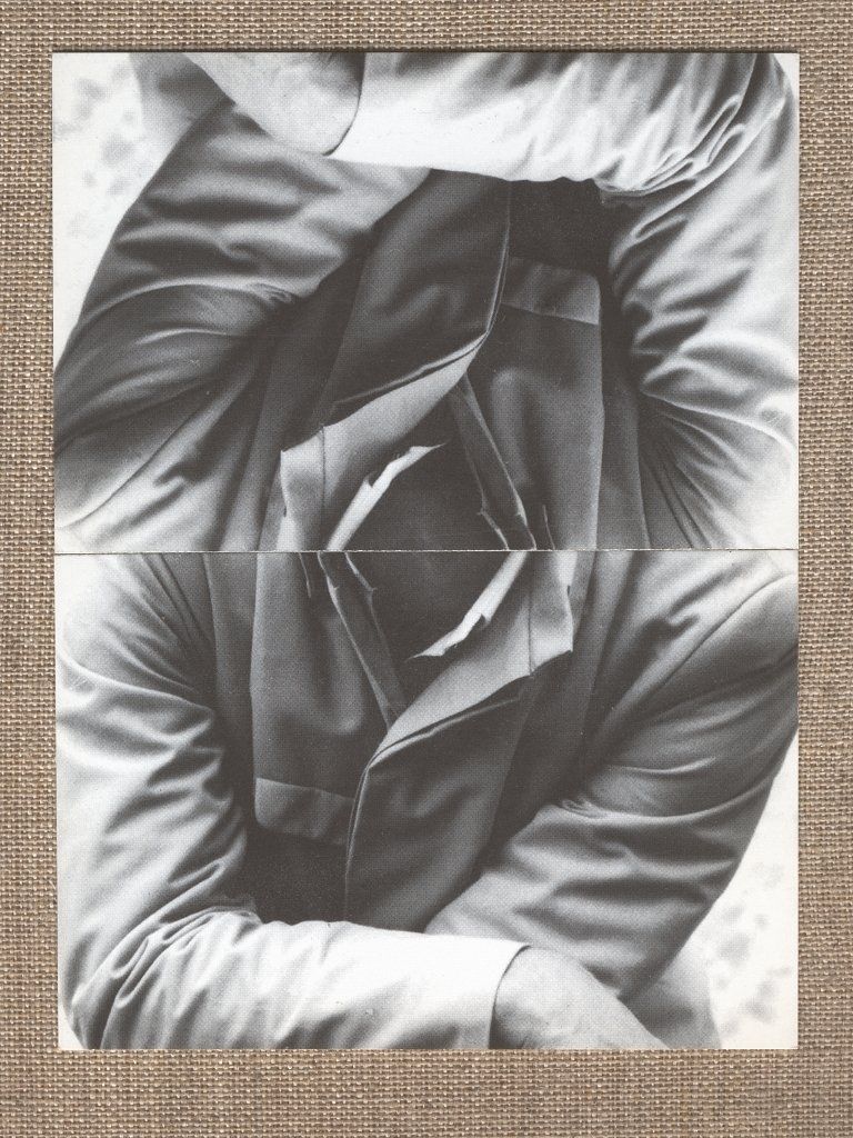 Collage auf Ansichtskarte. Von Carsten Schneider. Nr. 378