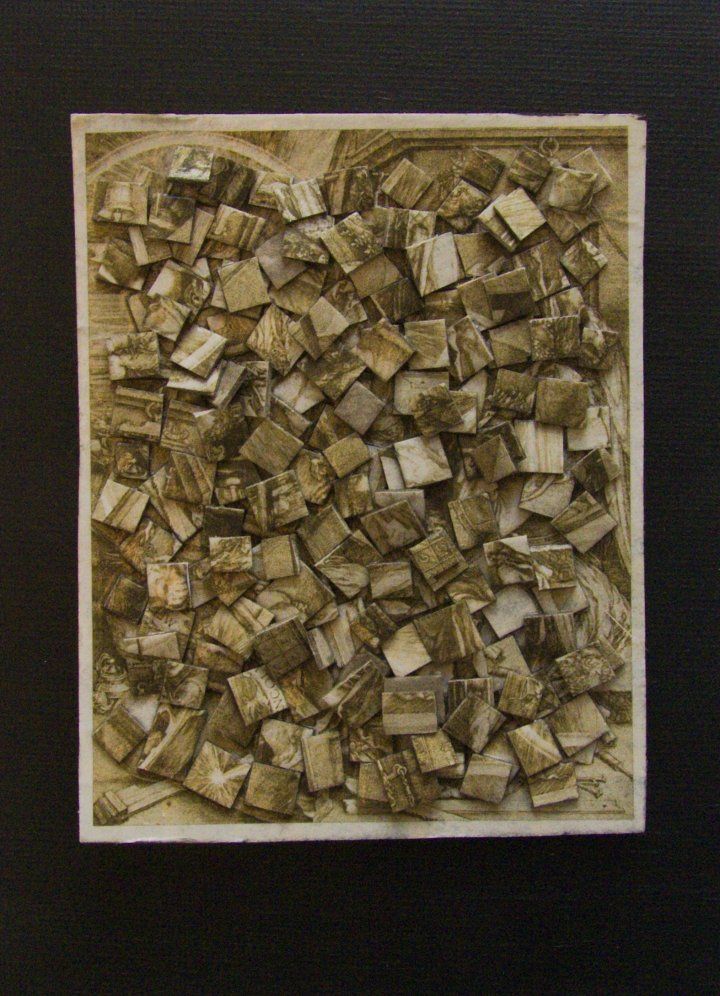 Hommage Collage von Carsten Schneider auf Melencolia I, Kat. 389