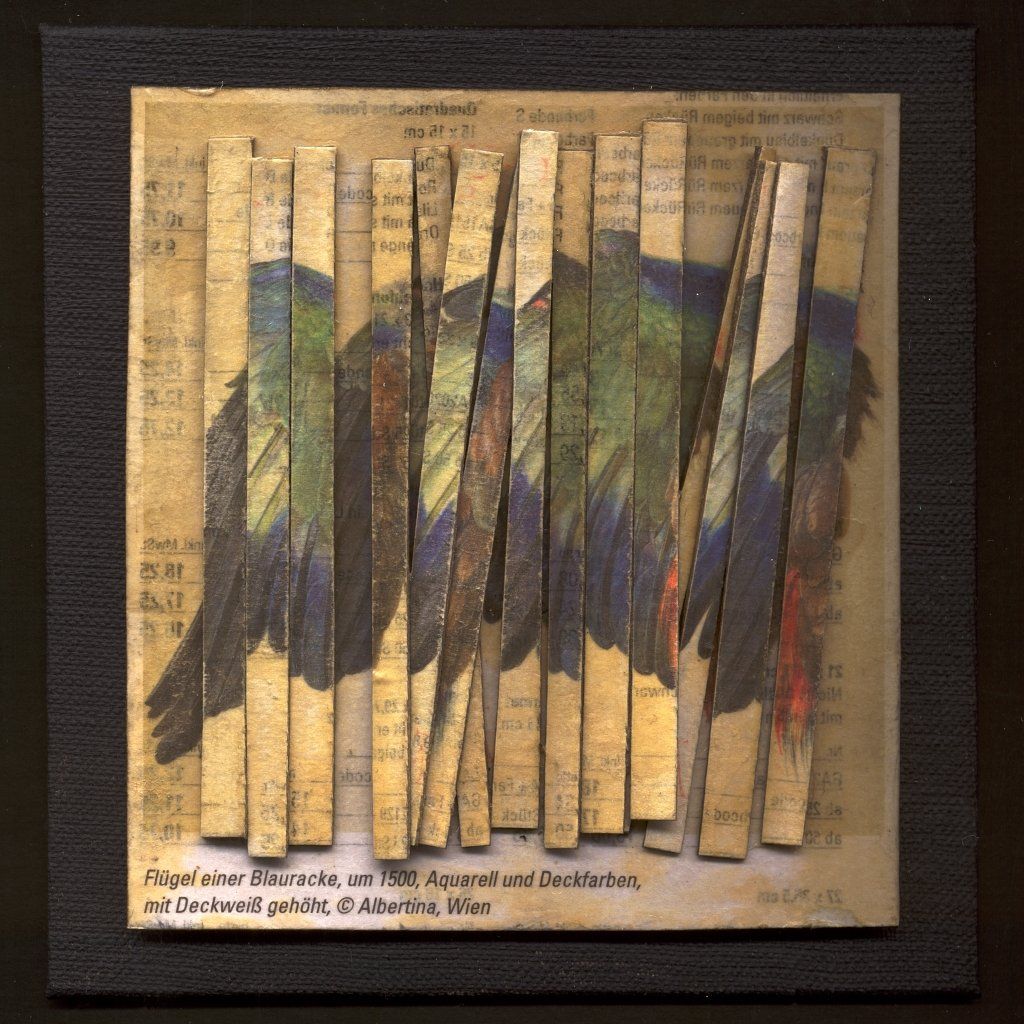 Collage auf Ansichtskarte. Von Carsten Schneider. Nr. 423