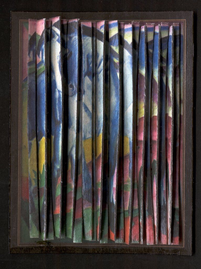 Collage auf Ansichtskarte. Von Carsten Schneider. Nr. 424