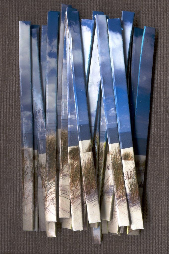 Collage auf Ansichtskarte. Von Carsten Schneider. Nr. 425