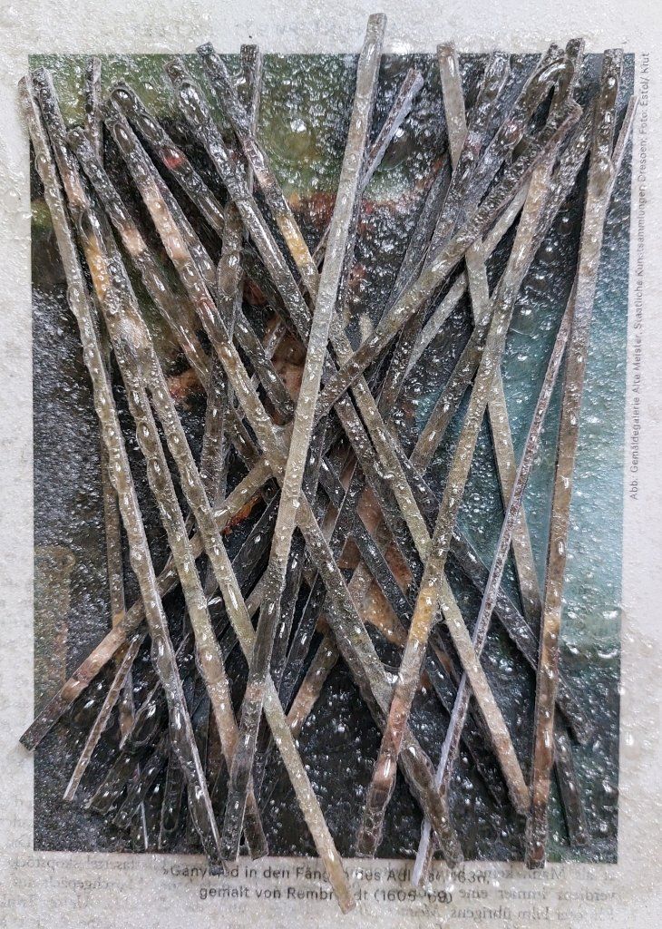 Collage auf Ansichtskarte. Von Carsten Schneider. Nr. 463