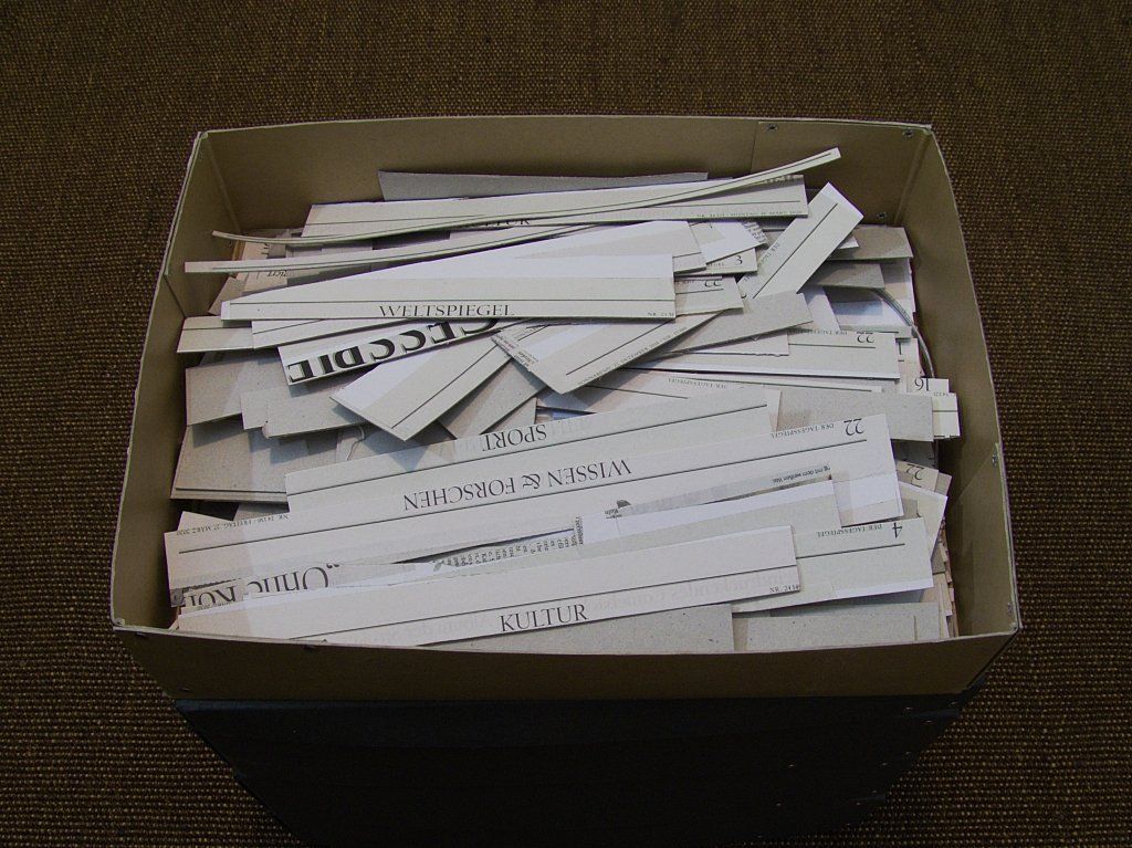 Gesammelte Zeitungsausschnitte von Carsten Schneider