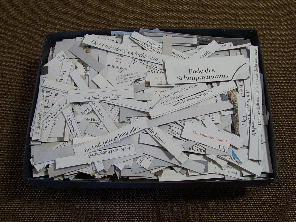 Gesammelte Zeitungsausschnitte von Carsten Schneider