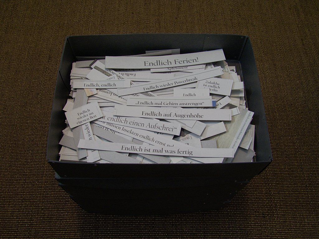 Gesammelte Zeitungsausschnitte von Carsten Schneider