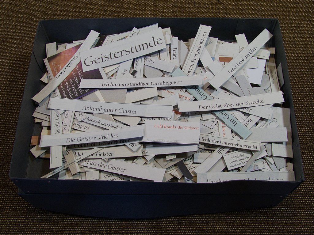 Gesammelte Zeitungsausschnitte von Carsten Schneider