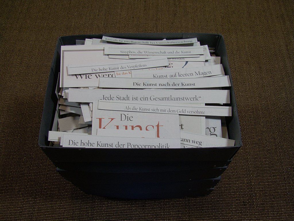 Gesammelte Zeitungsausschnitte von Carsten Schneider