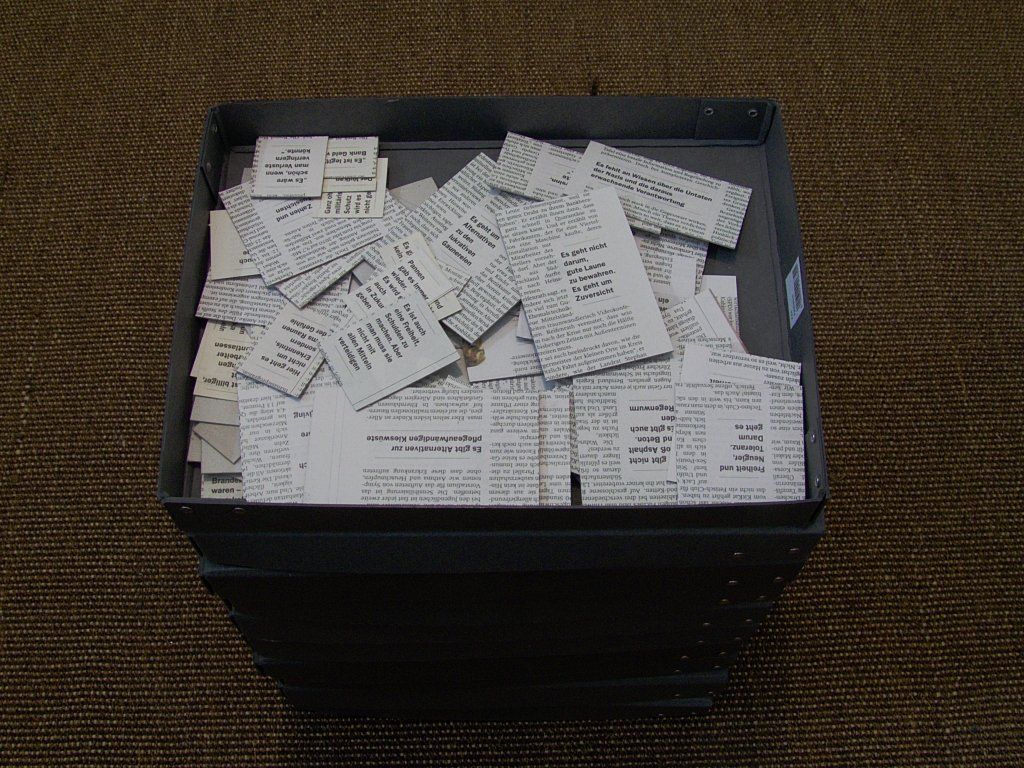 Gesammelte Zeitungsausschnitte von Carsten Schneider