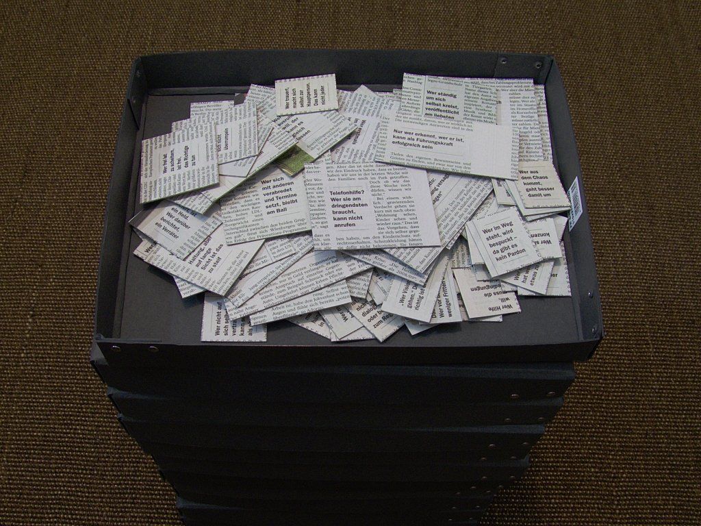 Gesammelte Zeitungsausschnitte von Carsten Schneider