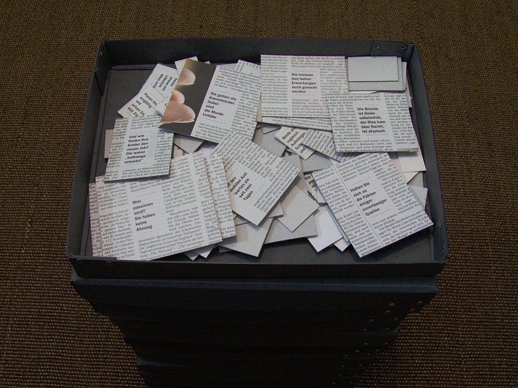 Gesammelte Zeitungsausschnitte von Carsten Schneider