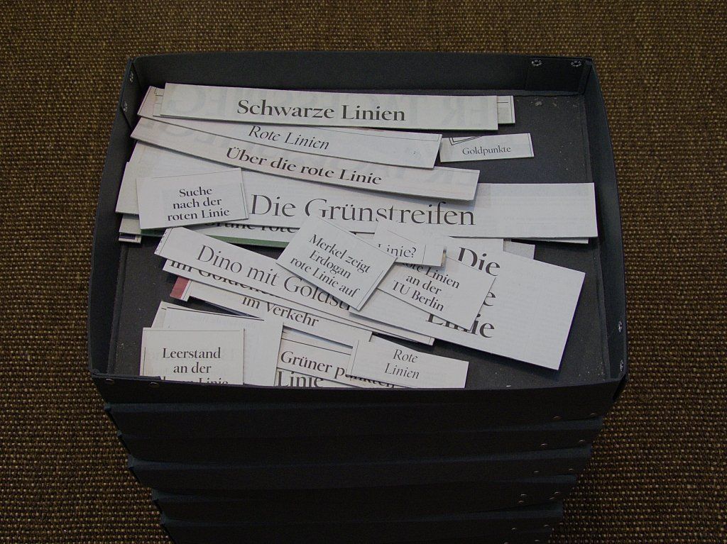 Gesammelte Zeitungsausschnitte von Carsten Schneider