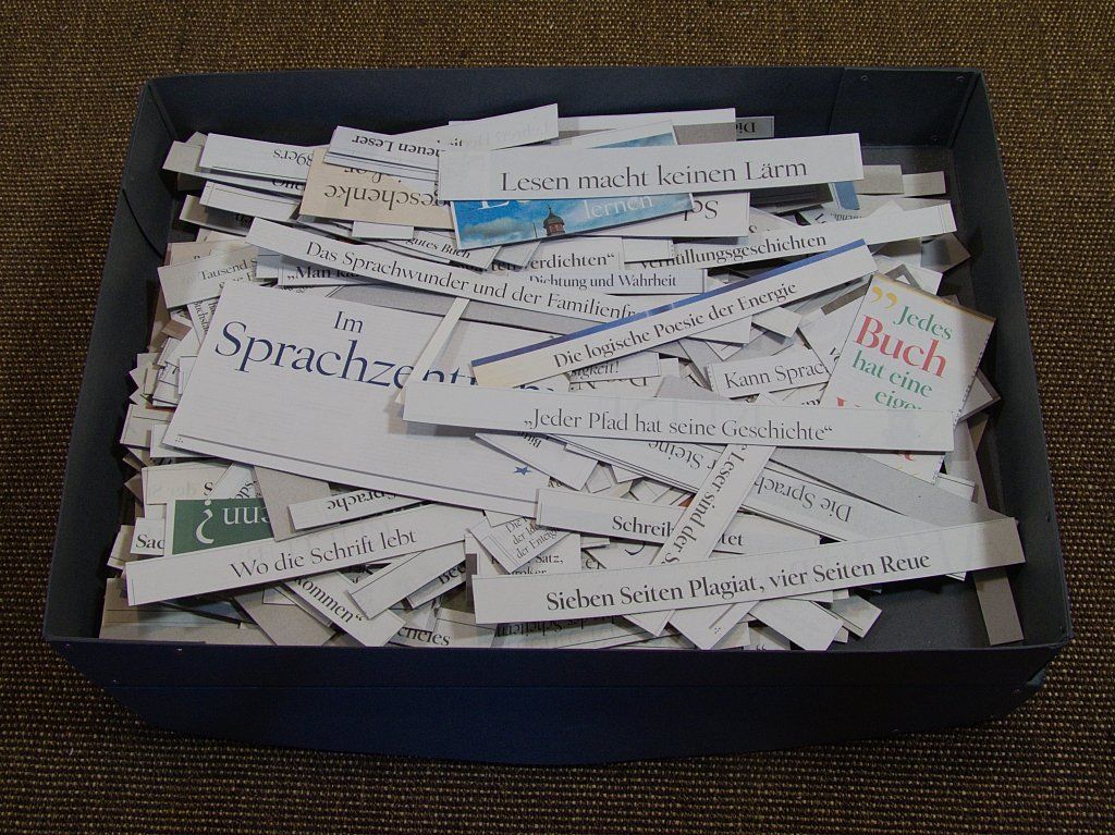 Gesammelte Zeitungsausschnitte von Carsten Schneider