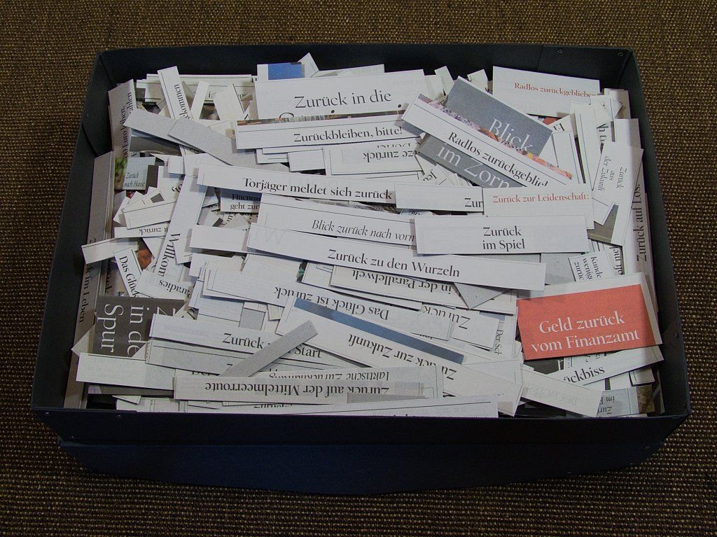 Gesammelte Zeitungsausschnitte von Carsten Schneider