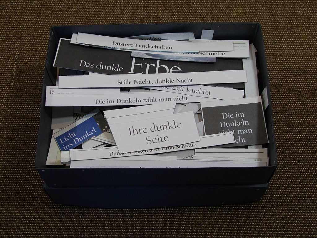 Gesammelte Zeitungsausschnitte von Carsten Schneider