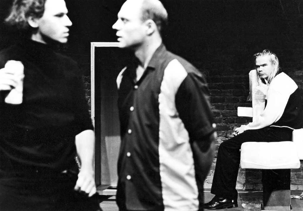 A. Frieling und Carsten Schneider im Theaterstück