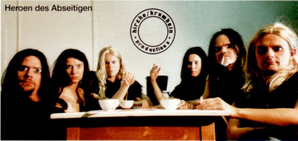 Postkarte für das Theaterstück: Heroen des Abseitigen