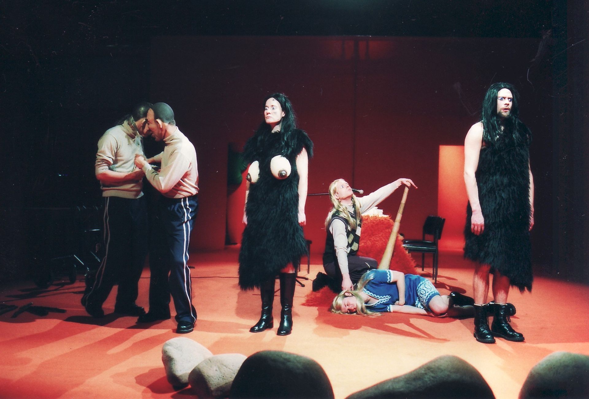 Carsten Schneider mit Keule. Photo von Katrin Krumbein