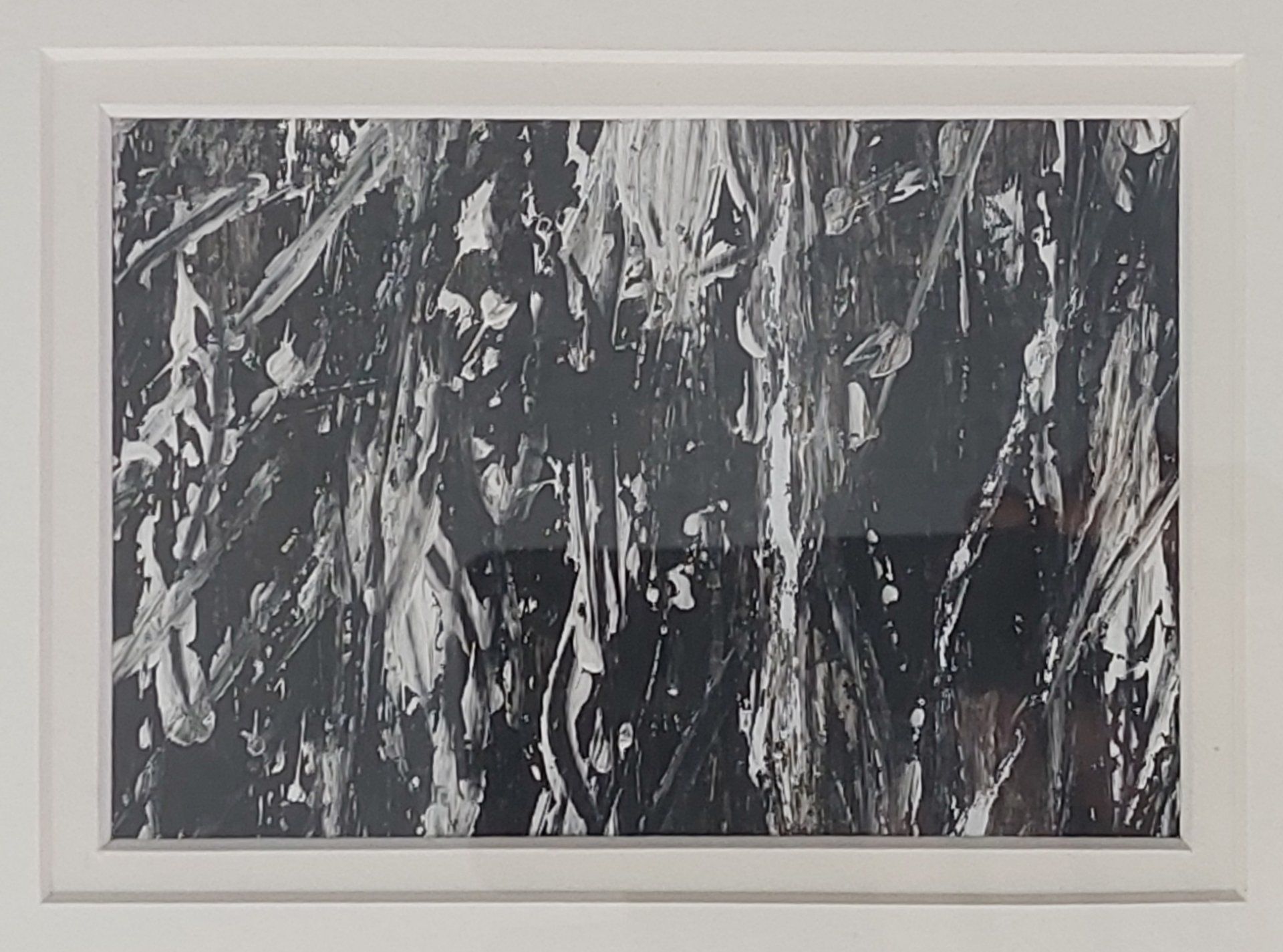 Schwarz-Weißes Bild, abstrakte Kunst von Gottfried Mischke