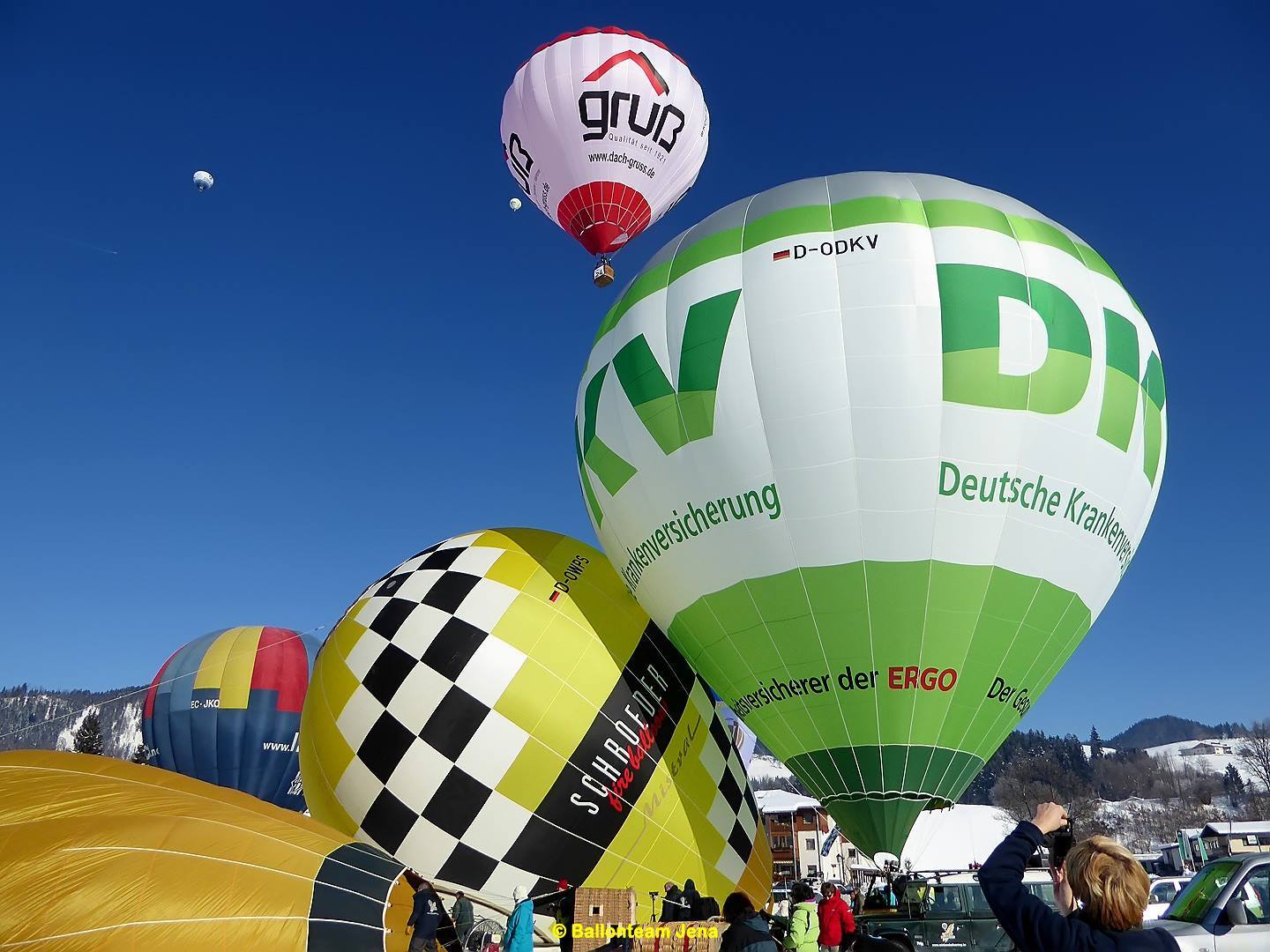 kurz vor dem Abheben