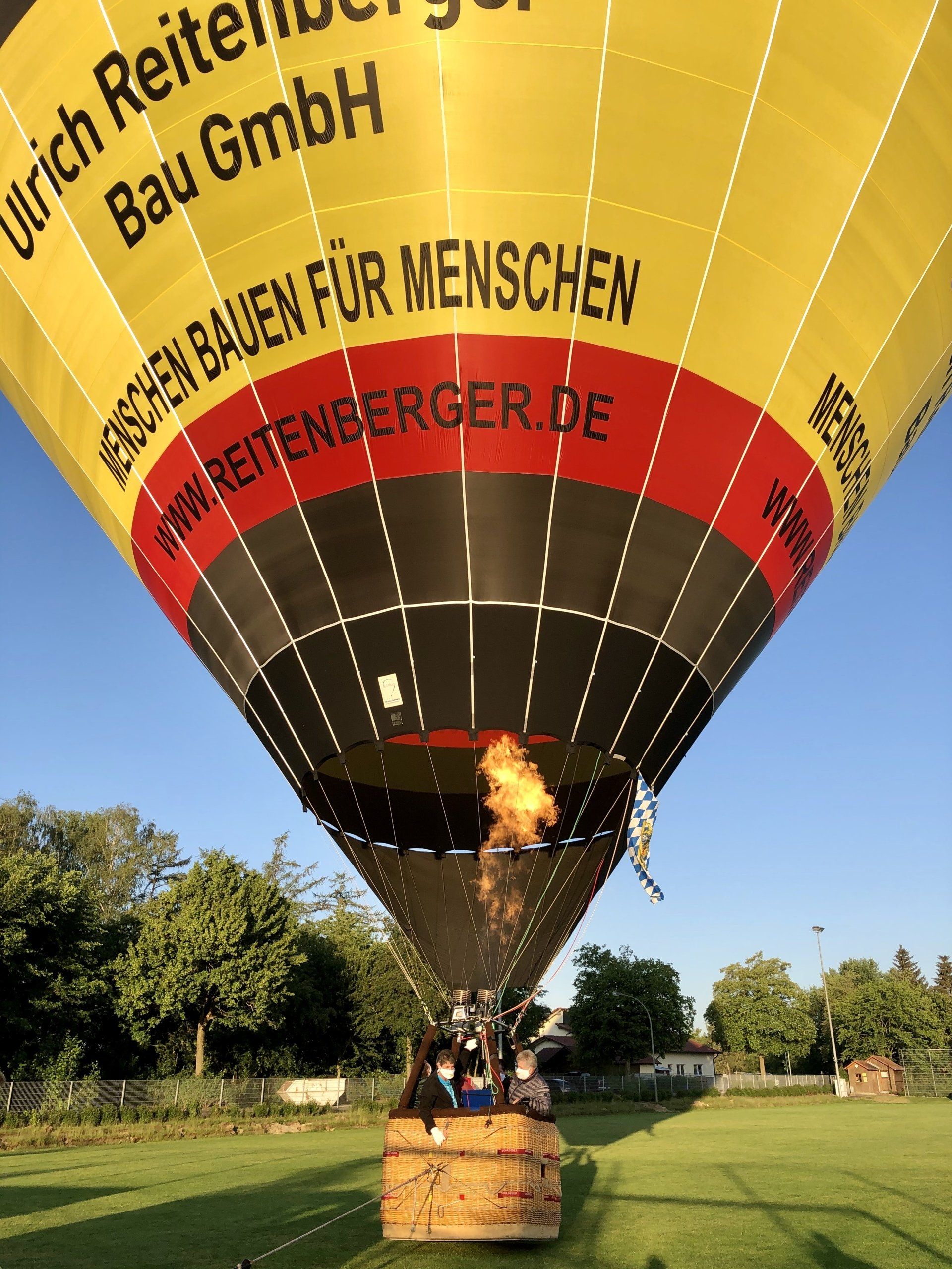 der UR Ballon ist startbereit