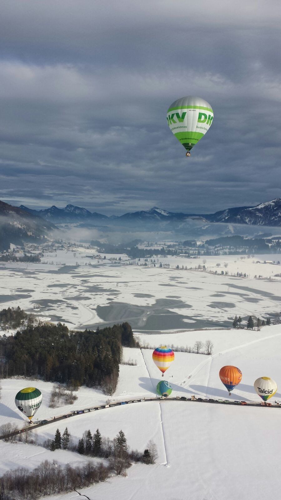 Ballontreffen in Kössen im Kaiserwinkl