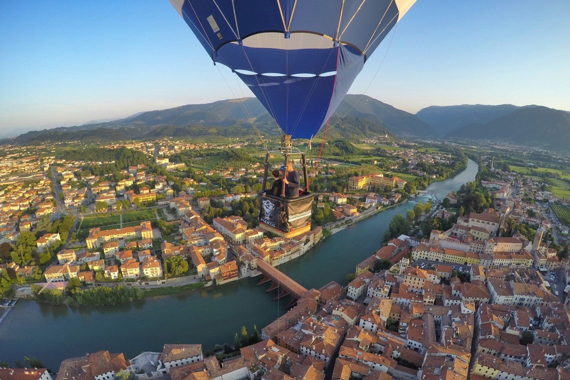 über der Ponte Vecchio in Bassano del Grappa