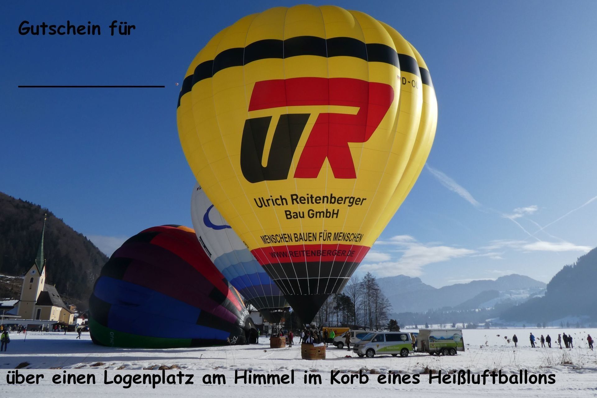 Gutschein mit Winterbild Gutschein Winterbild