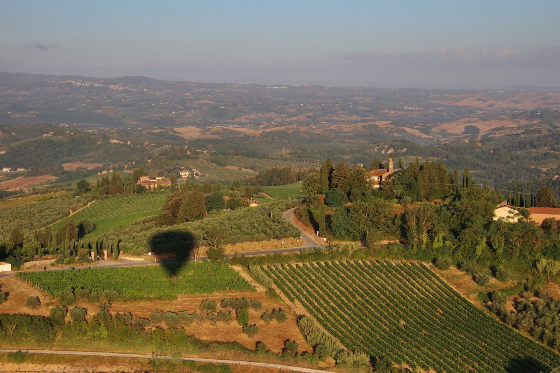 die Toskana unter uns