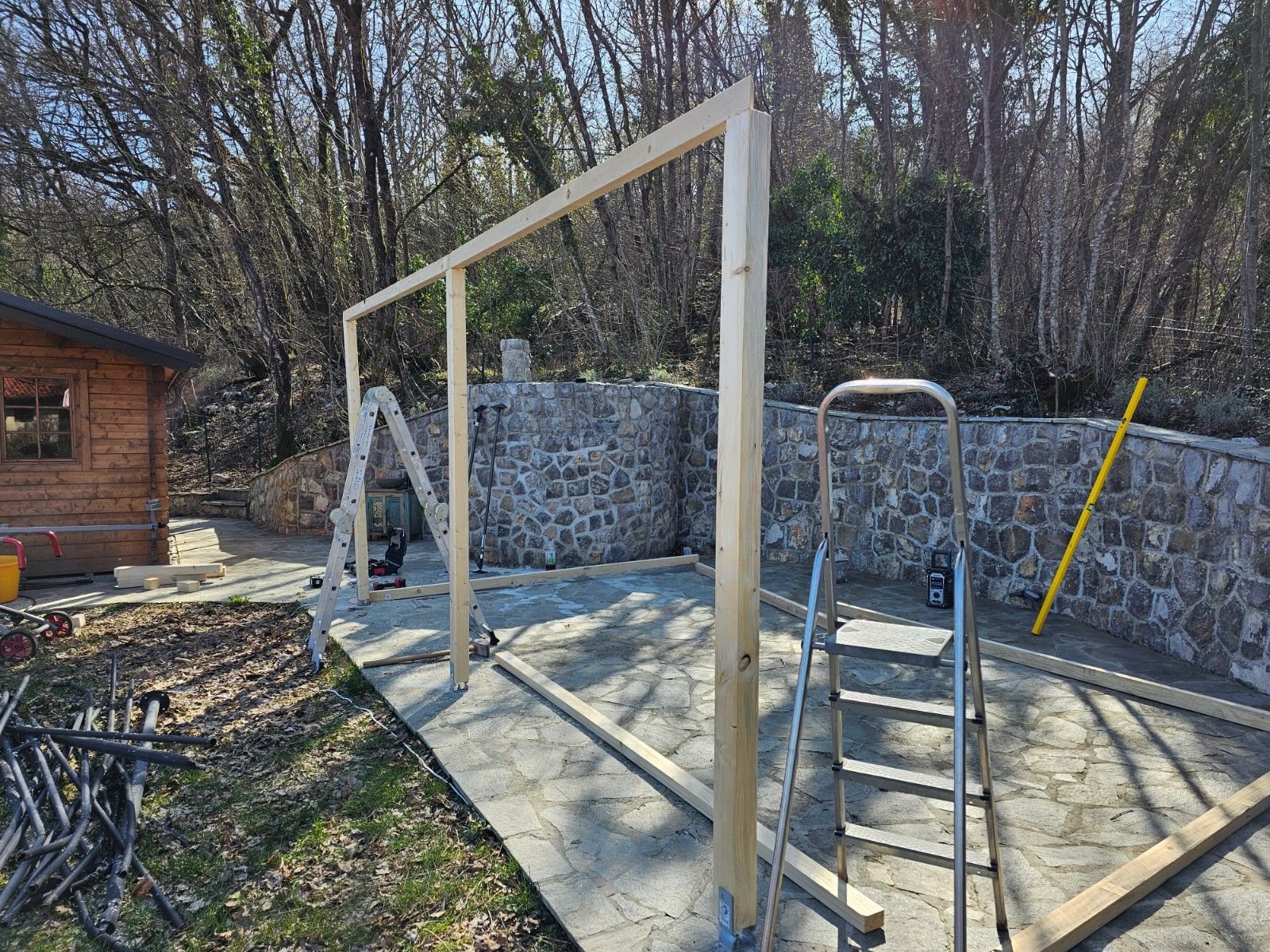 Carport Insel Krk Kroatien