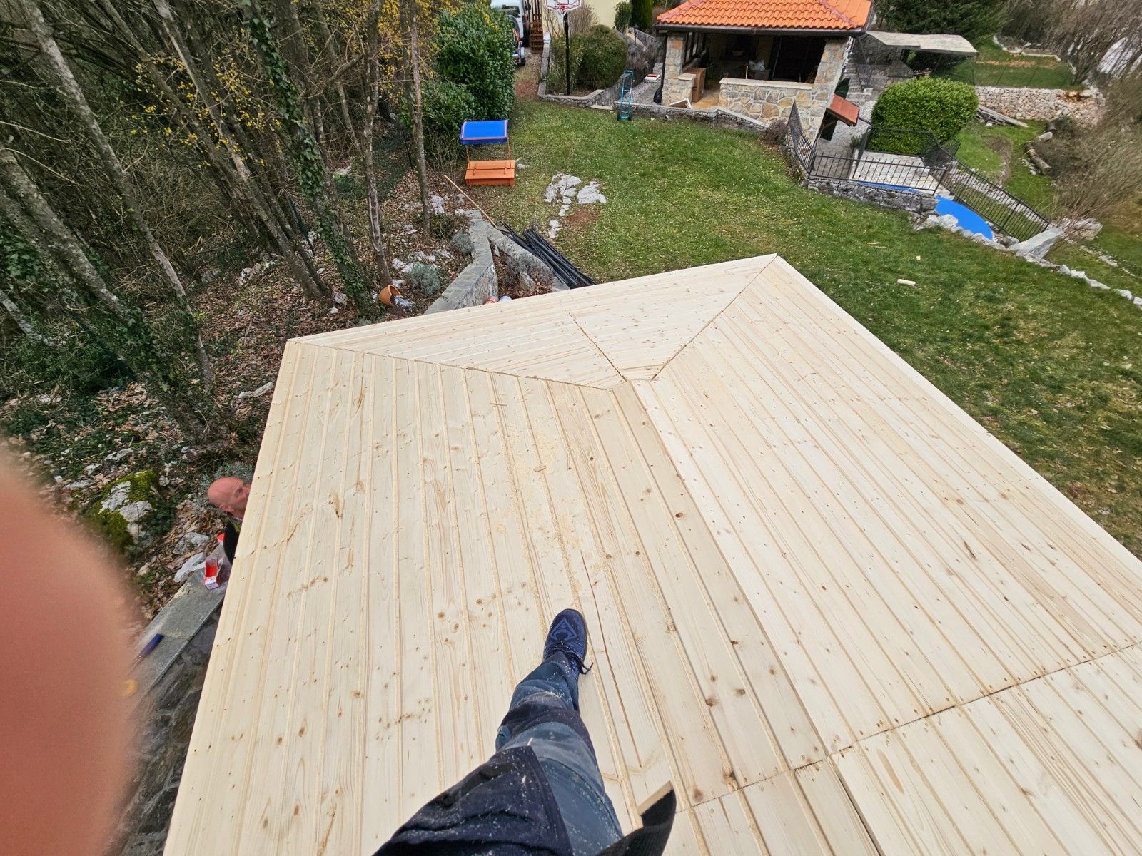 4 Seitendachstuhl Insel Krk Kroatien