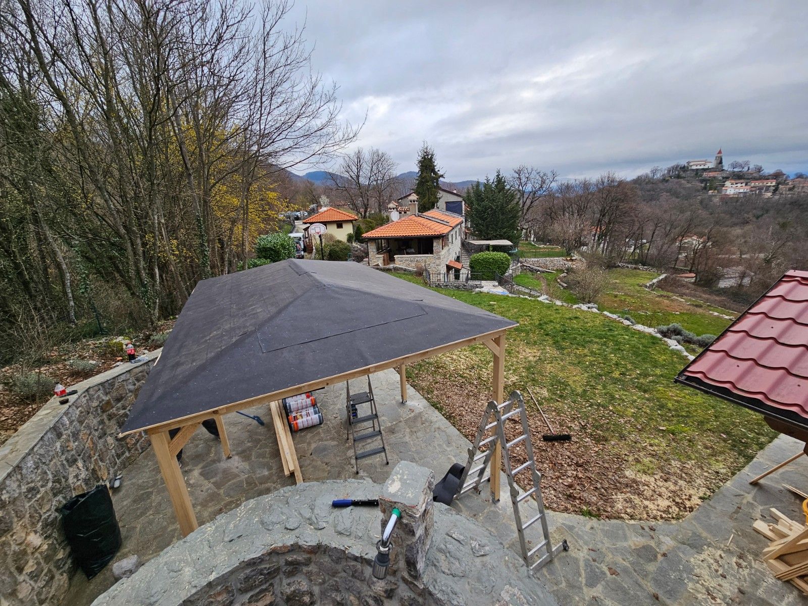 Bedachungen Insel Krk Kroatien
