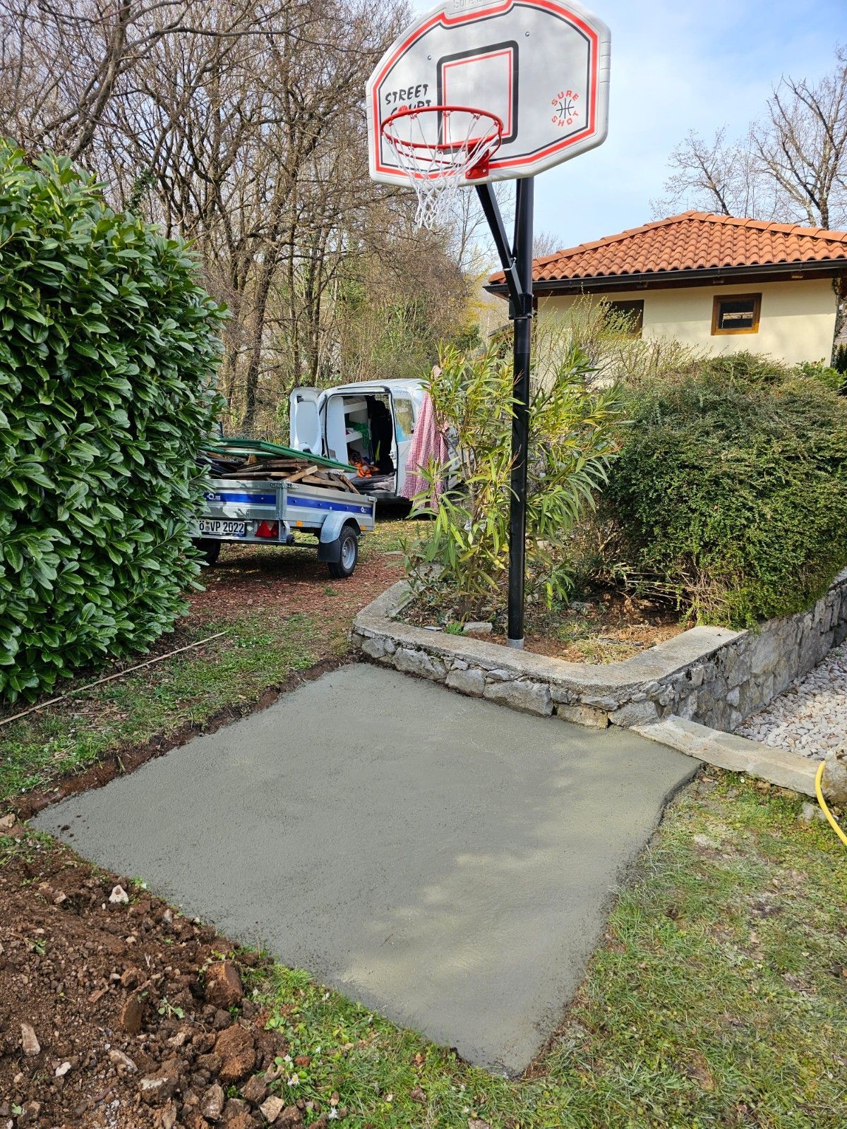 Basketballplatz Insel Krk Kroatien