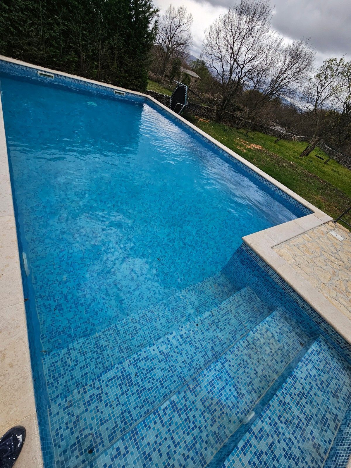 Poolbau Insel Krk Kroatien