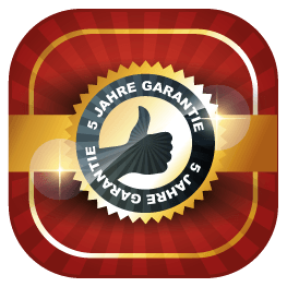5 Jahre Garantie Siegel