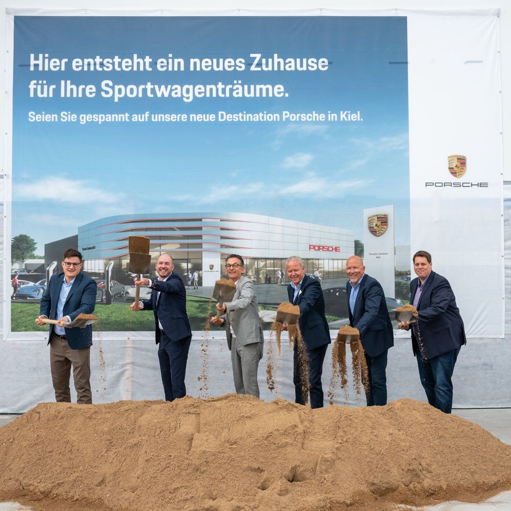 Porsche Spatenstich Emil Frey Kiel