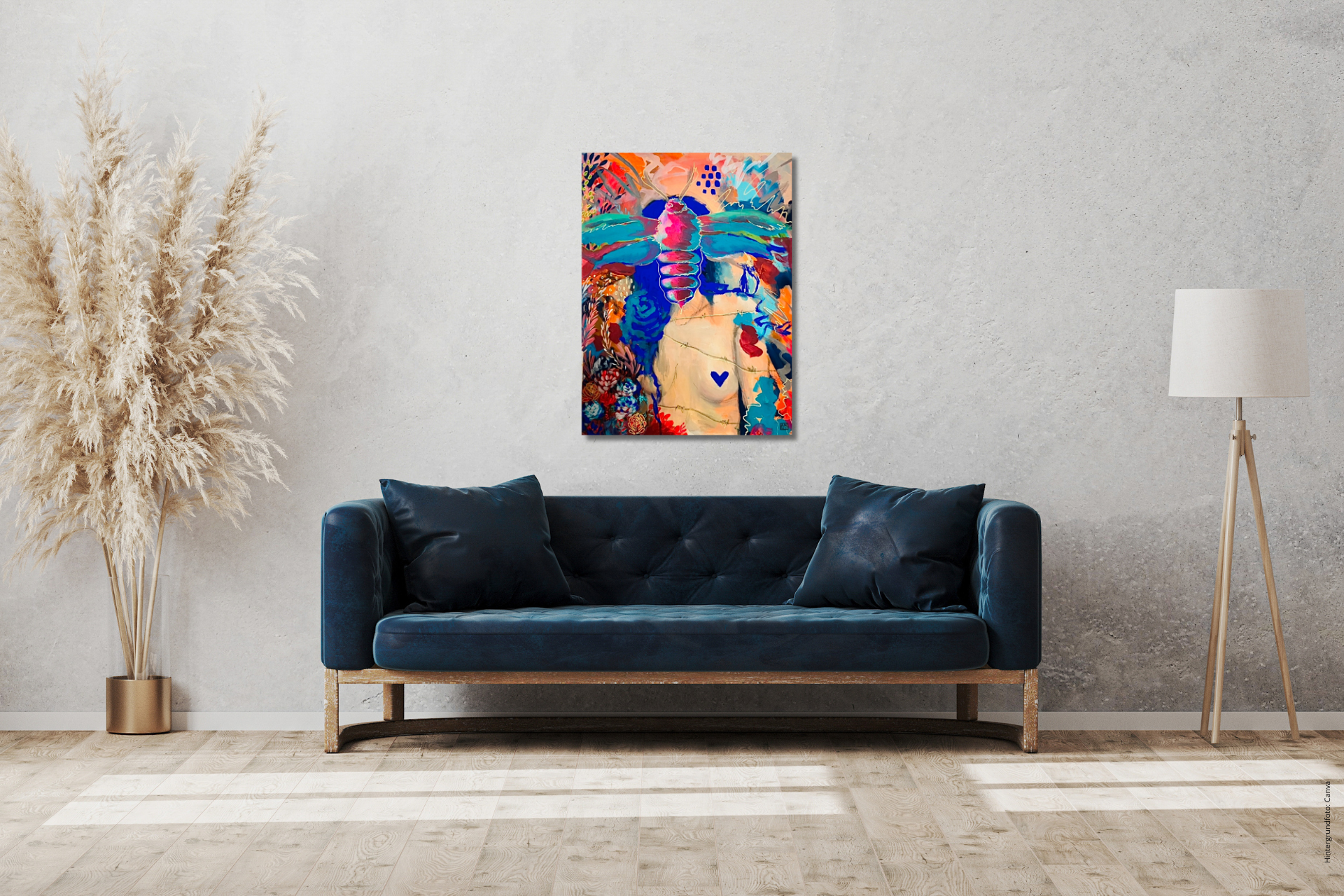 moderne Kunst, Wandbilder, Weihnachtsgeschenke, hochwertige Contemporary Art, expressive Farbdynamik, symbolisch aufgeladene Motive, einzigartige, persönliche Bildsprachen
legen.