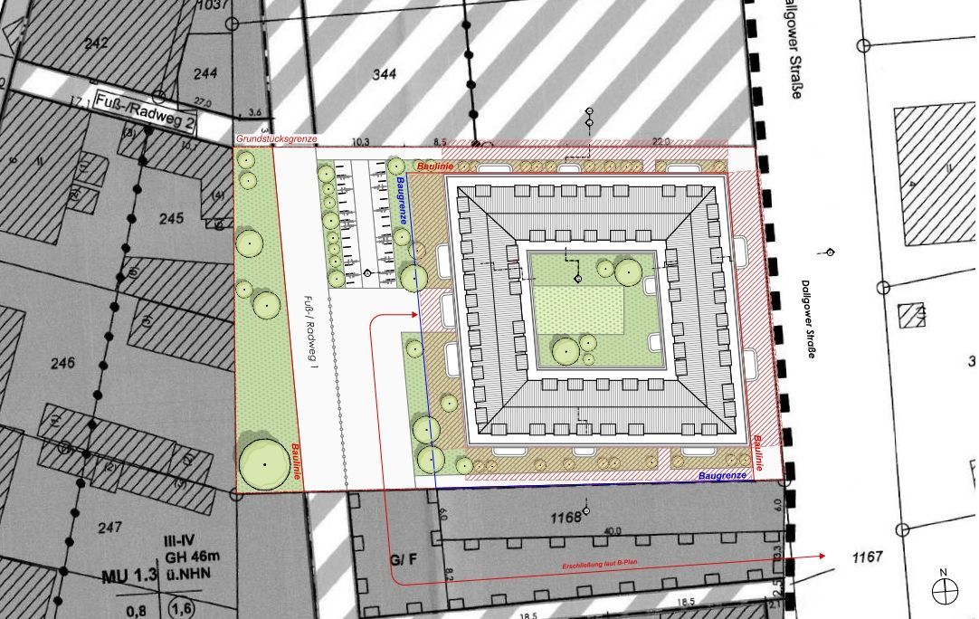 Planung Bebauung - Falkensee